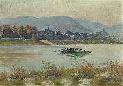 Gottfried Trimborn Rheinfahre. china oil painting artist